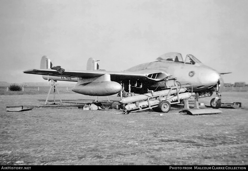 Aircraft Photo of VX462 | De Havilland D.H. 100 Vampire FB5 | AirHistory.net #167950