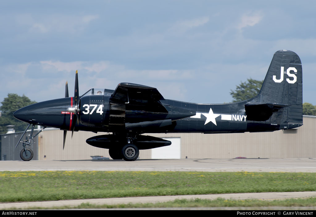 Aircraft Photo of N7629C / NX7629C | Grumman F7F-3N(AT) Tigercat | USA - Navy | AirHistory.net #167995