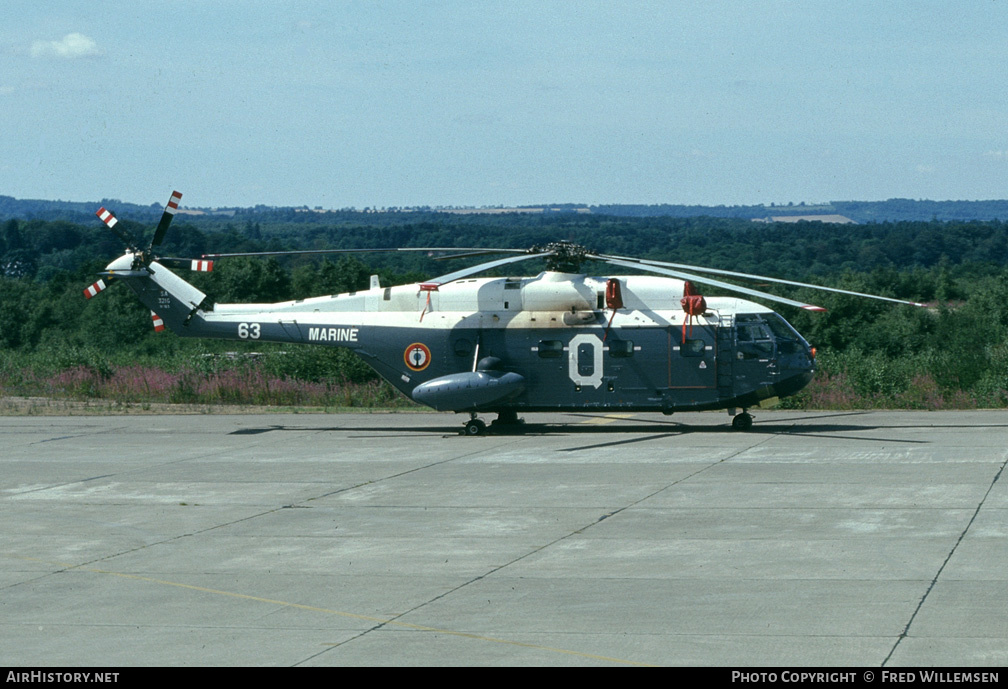 Aircraft Photo of 63 | Sud SA-321G Super Frelon | France - Navy | AirHistory.net #168075