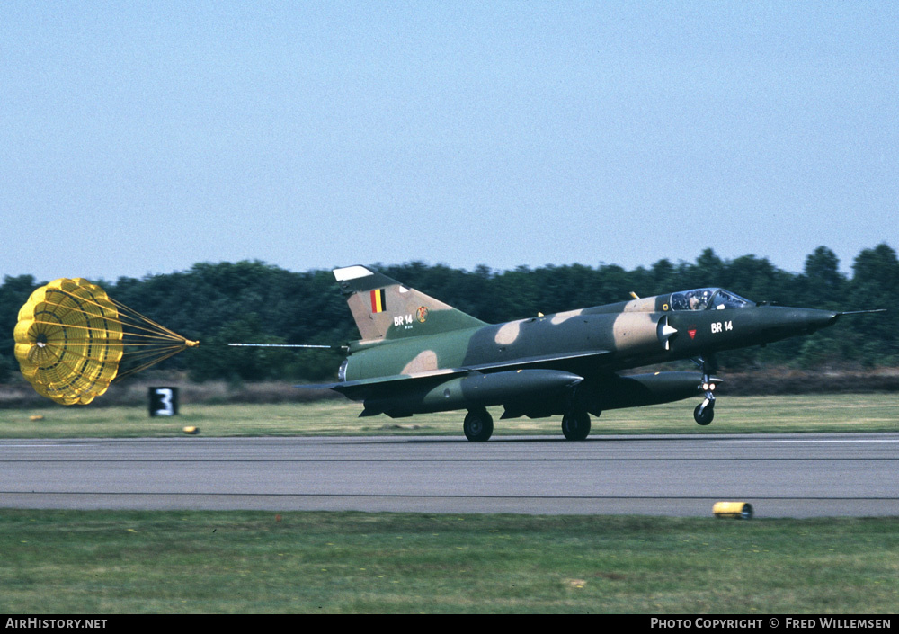 Aircraft Photo of BR14 | Dassault Mirage 5BR | Belgium - Air Force | AirHistory.net #168080