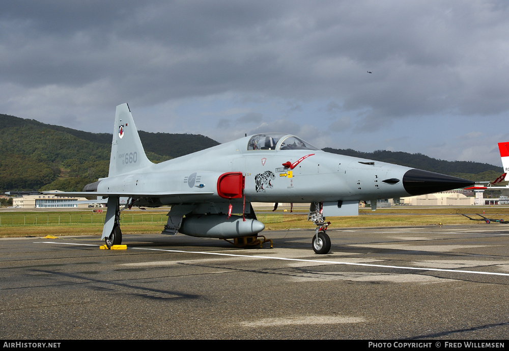 Aircraft Photo of 61-660 | Northrop F-5E Tiger II | South Korea - Air Force | AirHistory.net #168083