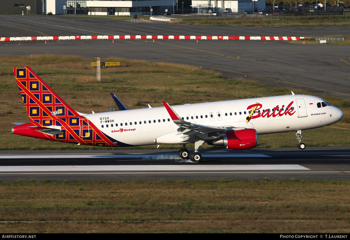 Aircraft Photo of F-WWDK | Airbus A320-214 | Batik Air | AirHistory.net #168086