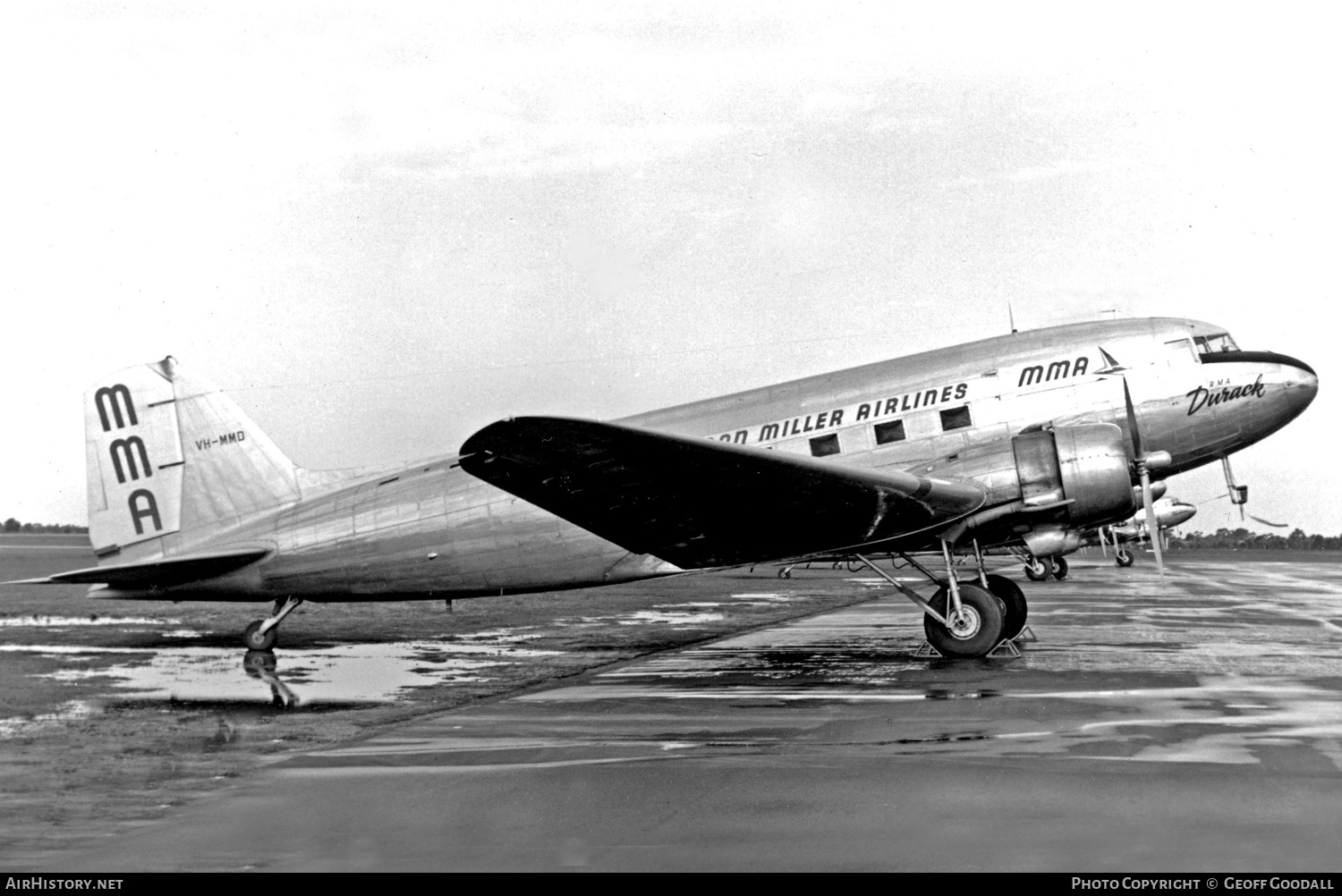 Aircraft Photo of VH-MMD | Douglas C-47B Skytrain | MacRobertson Miller Airlines - MMA | AirHistory.net #168091