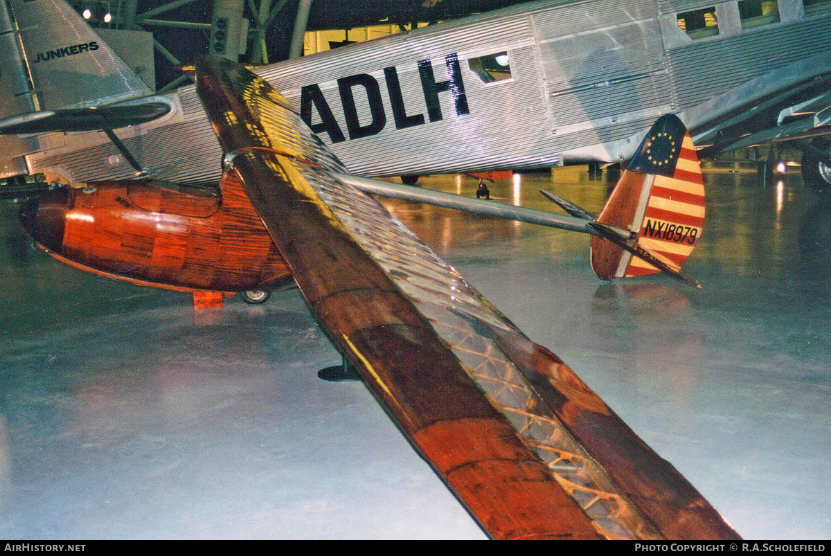 Aircraft Photo of N18979 / NX18979 | Bowlus BA-100 Baby Albatross | AirHistory.net #168096