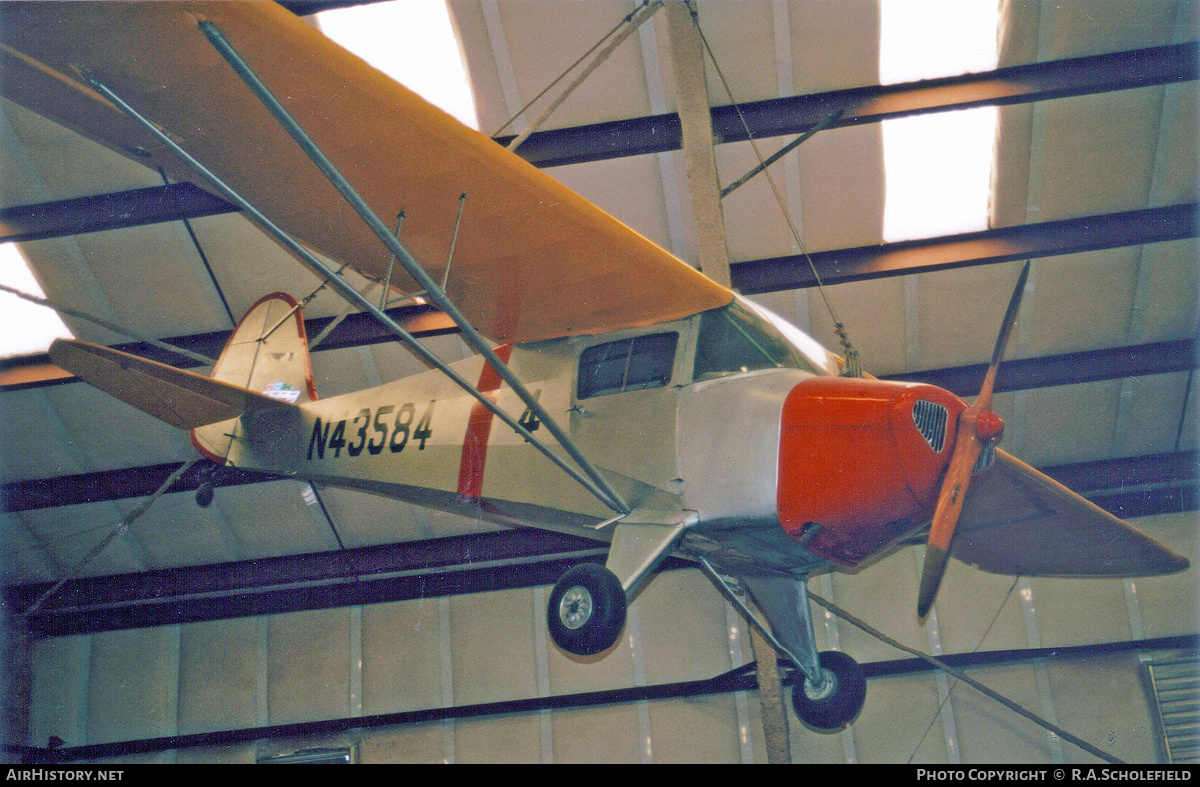 Aircraft Photo of N43584 | Taylorcraft BC-12D | AirHistory.net #168110