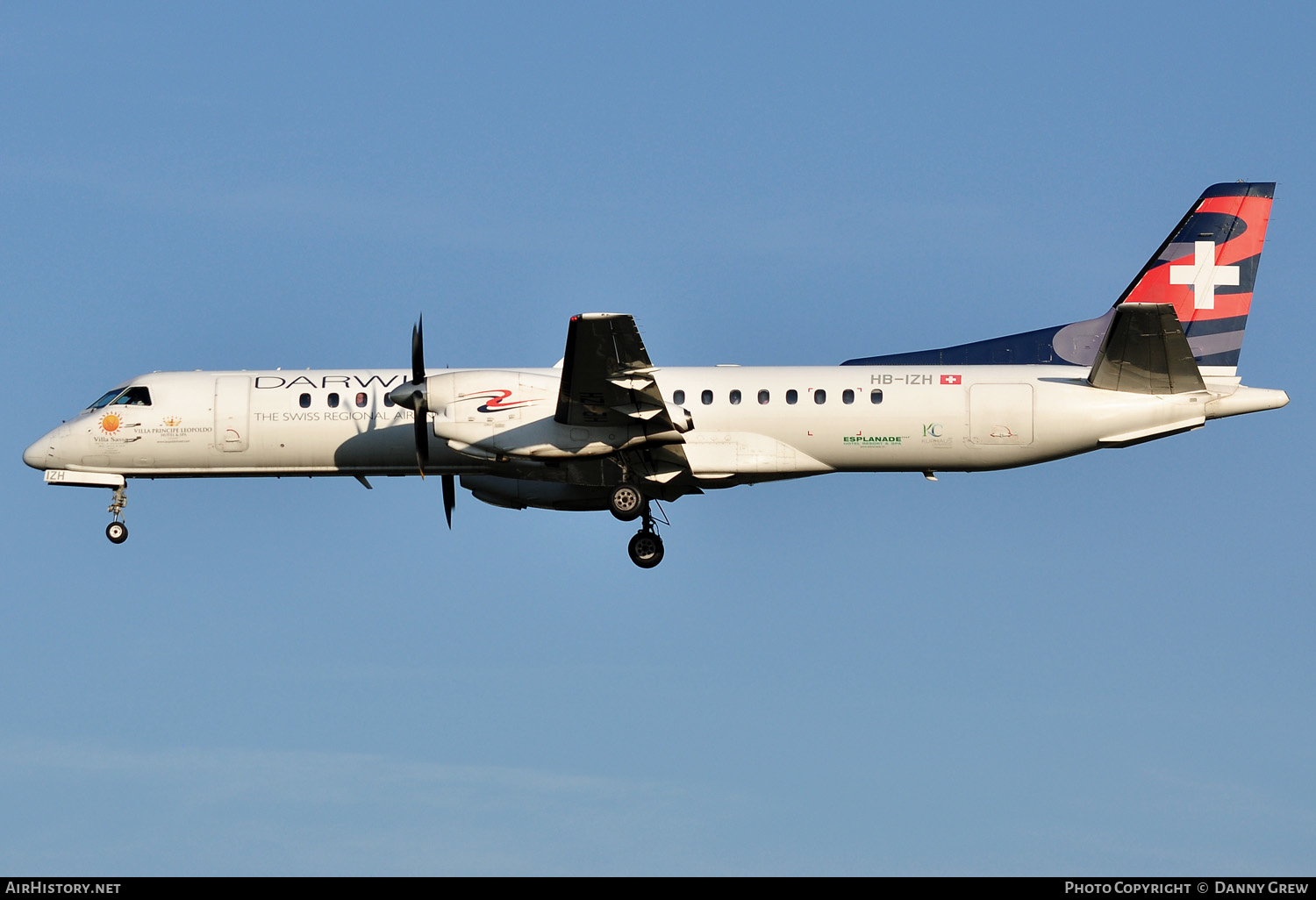 Aircraft Photo of HB-IZH | Saab 2000 | Darwin Airline | AirHistory.net #168115