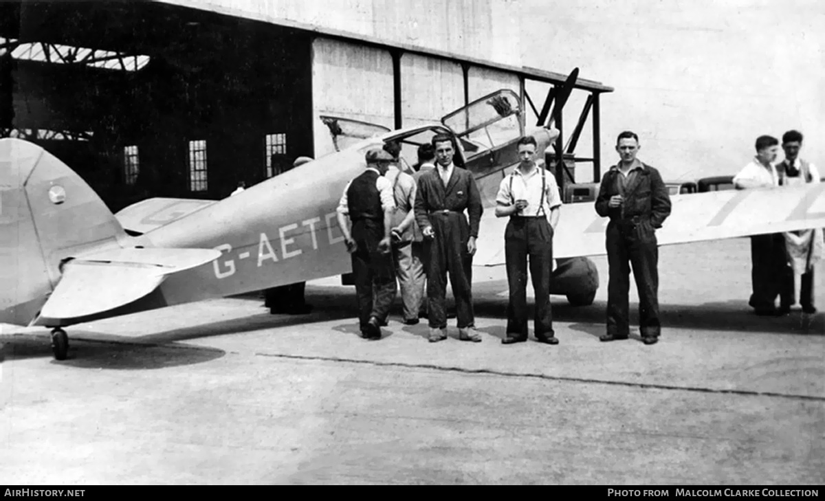 Aircraft Photo of G-AETD | Percival P.10 Vega Gull | AirHistory.net #168117