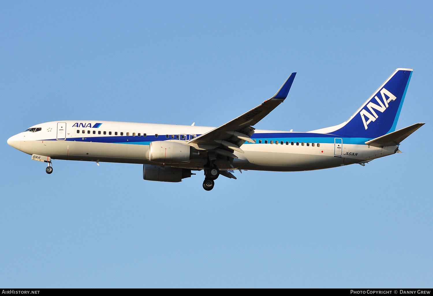 Aircraft Photo of JA61AN | Boeing 737-881 | All Nippon Airways - ANA | AirHistory.net #168154