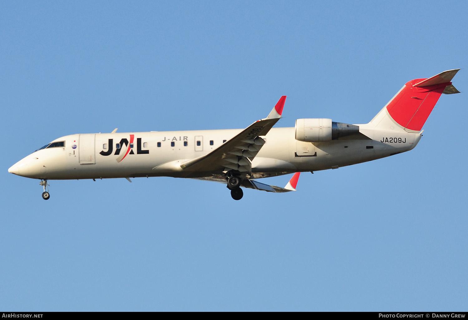 Aircraft Photo of JA209J | Bombardier CRJ-200ER (CL-600-2B19) | Japan Airlines - JAL | AirHistory.net #168168