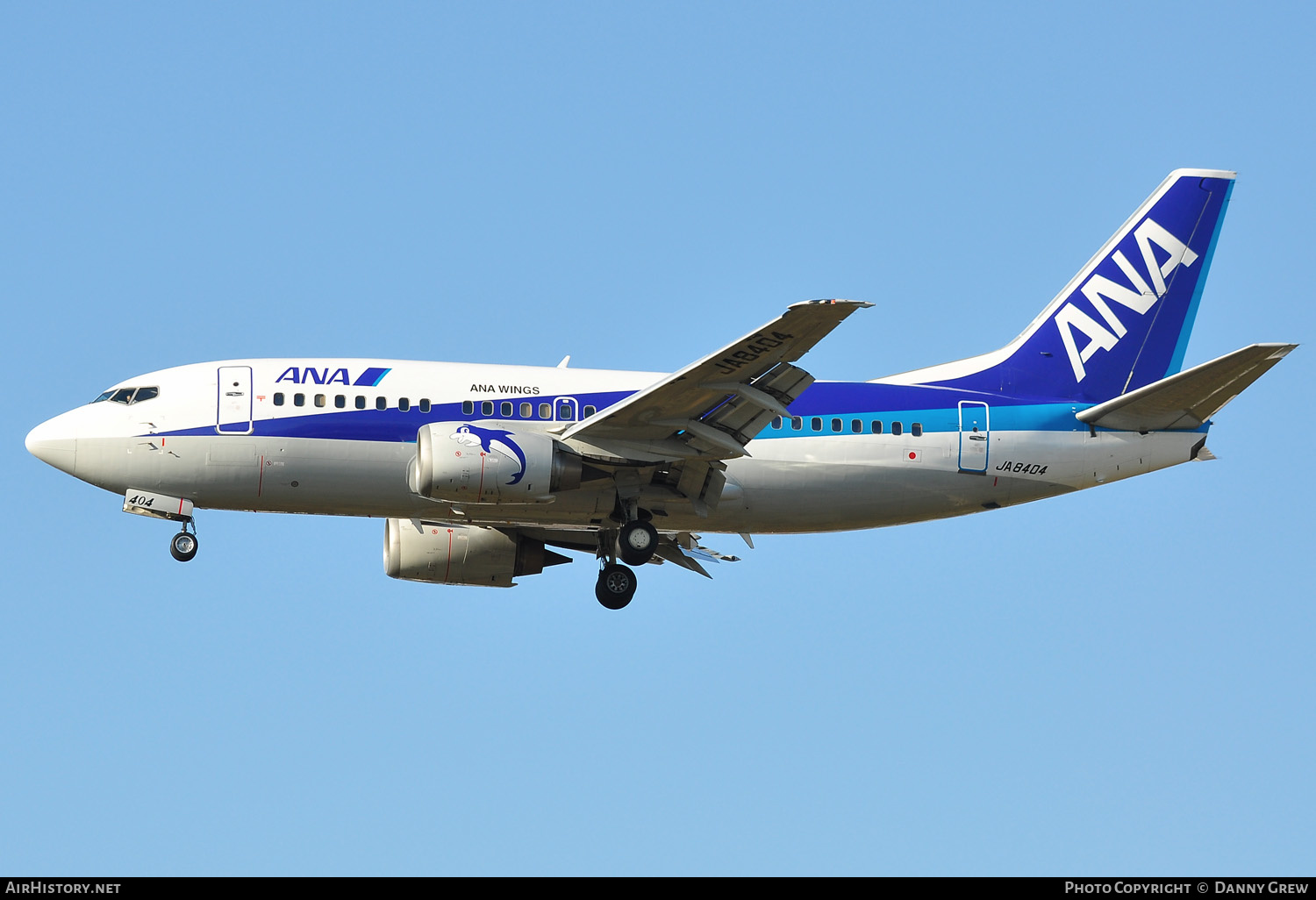 Aircraft Photo of JA8404 | Boeing 737-54K | All Nippon Airways - ANA Wings | AirHistory.net #168178