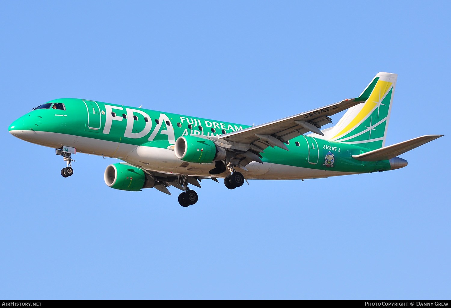 Aircraft Photo of JA04FJ | Embraer 170SU (ERJ-170-100SU) | FDA - Fuji Dream Airlines | AirHistory.net #168187