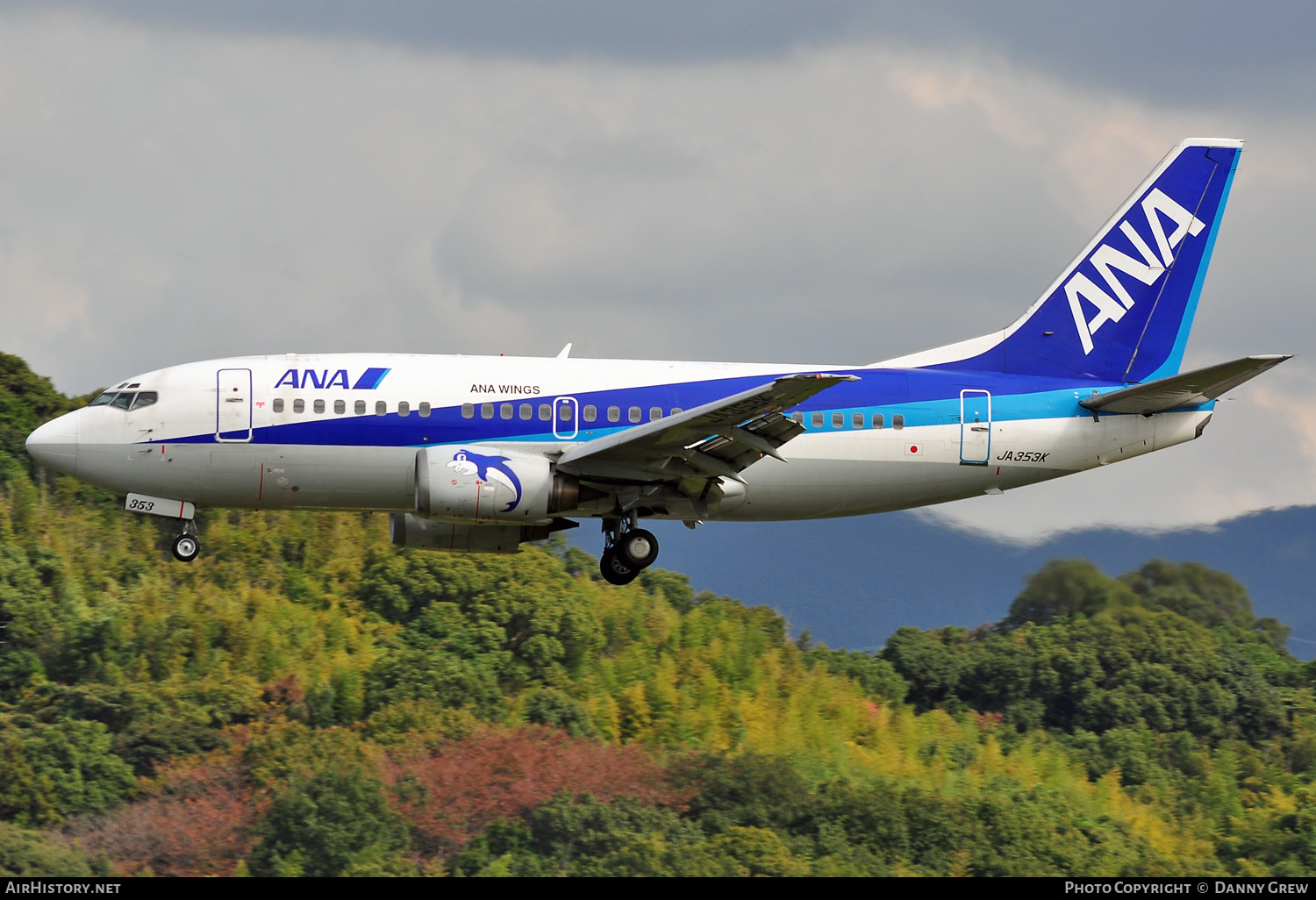 Aircraft Photo of JA353K | Boeing 737-5Y0 | All Nippon Airways - ANA Wings | AirHistory.net #168190