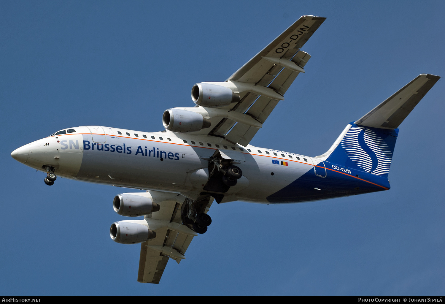 Aircraft Photo of OO-DJN | British Aerospace Avro 146-RJ85 | SN Brussels Airlines | AirHistory.net #168208