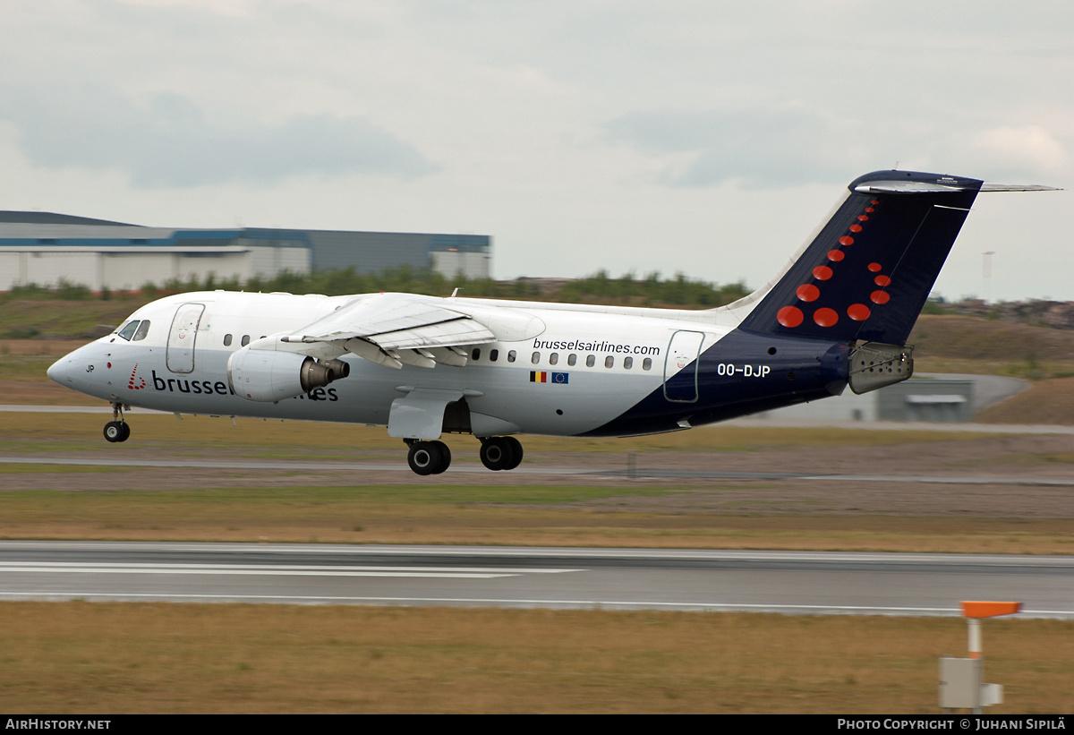 Aircraft Photo of OO-DJP | British Aerospace Avro 146-RJ85 | Brussels Airlines | AirHistory.net #168214