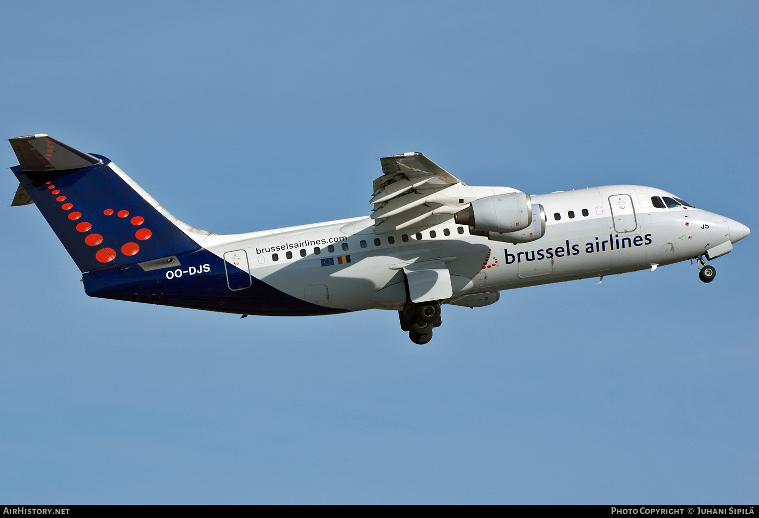 Aircraft Photo of OO-DJS | British Aerospace Avro 146-RJ85 | Brussels Airlines | AirHistory.net #168217