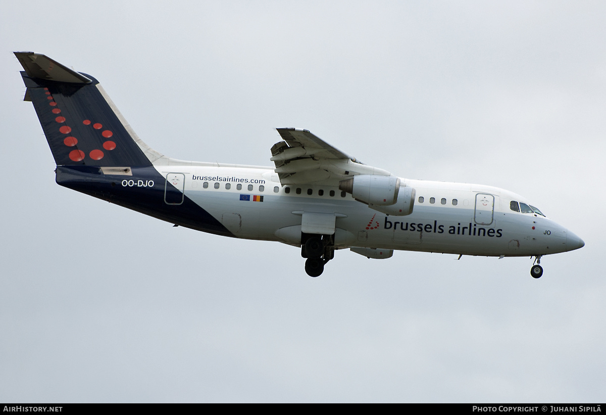 Aircraft Photo of OO-DJO | British Aerospace Avro 146-RJ85 | Brussels Airlines | AirHistory.net #168223