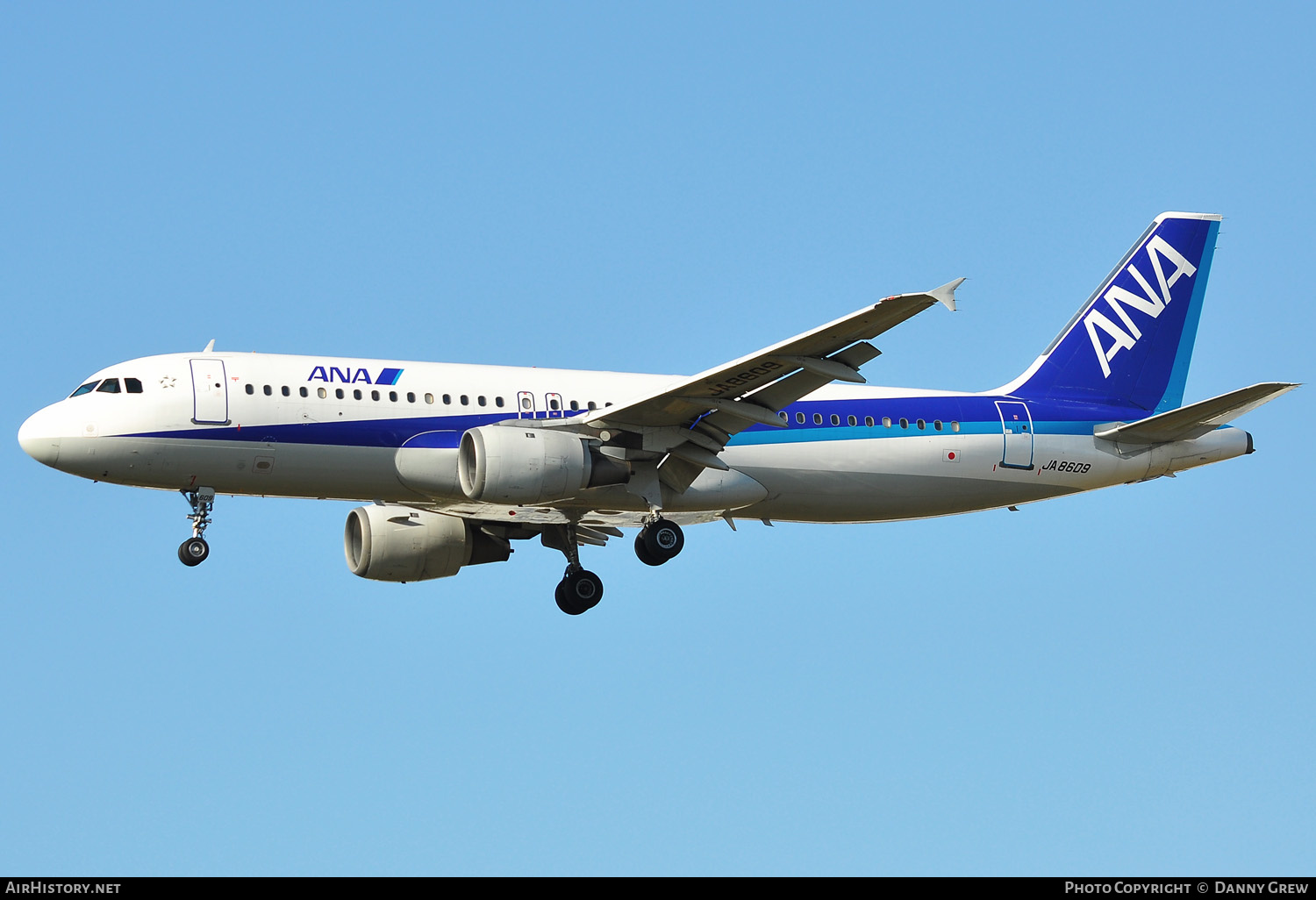 Aircraft Photo of JA8609 | Airbus A320-211 | All Nippon Airways - ANA | AirHistory.net #168225