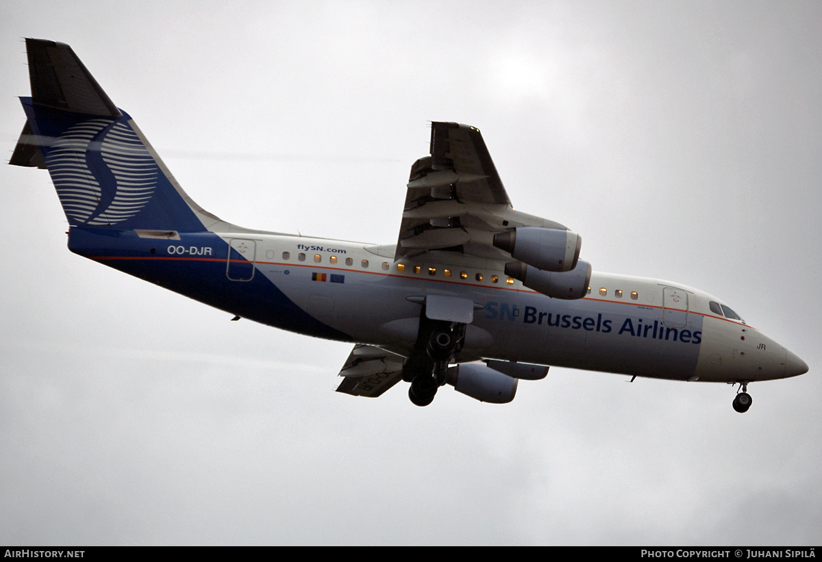 Aircraft Photo of OO-DJR | British Aerospace Avro 146-RJ85 | SN Brussels Airlines | AirHistory.net #168235