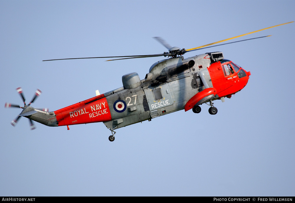 Aircraft Photo of XV673 | Westland WS-61 Sea King HU5 | UK - Navy | AirHistory.net #168286