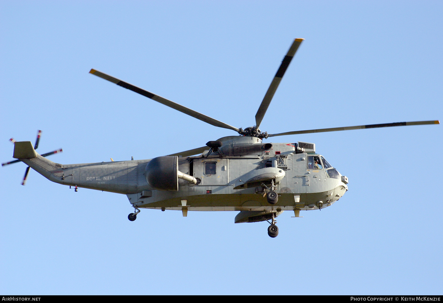 Aircraft Photo of ZE422 | Westland WS-61 Sea King ASaC7 | UK - Navy | AirHistory.net #168307