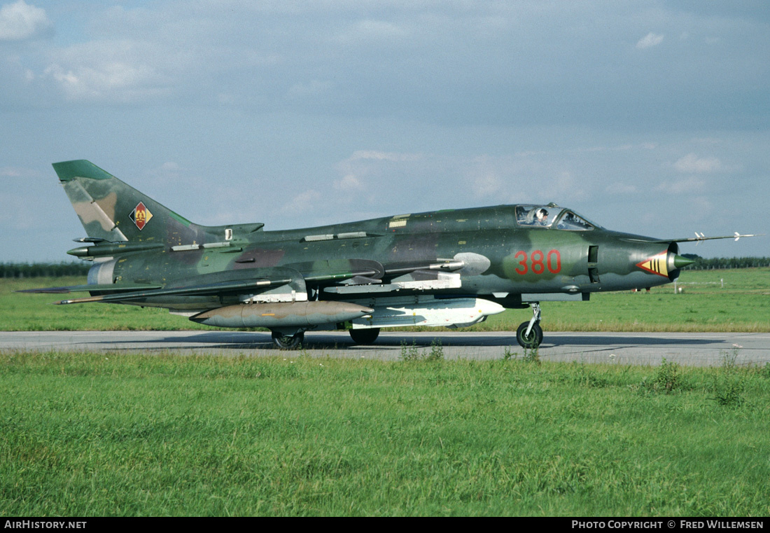 Aircraft Photo of 380 | Sukhoi Su-22M4R | East Germany - Navy | AirHistory.net #168332