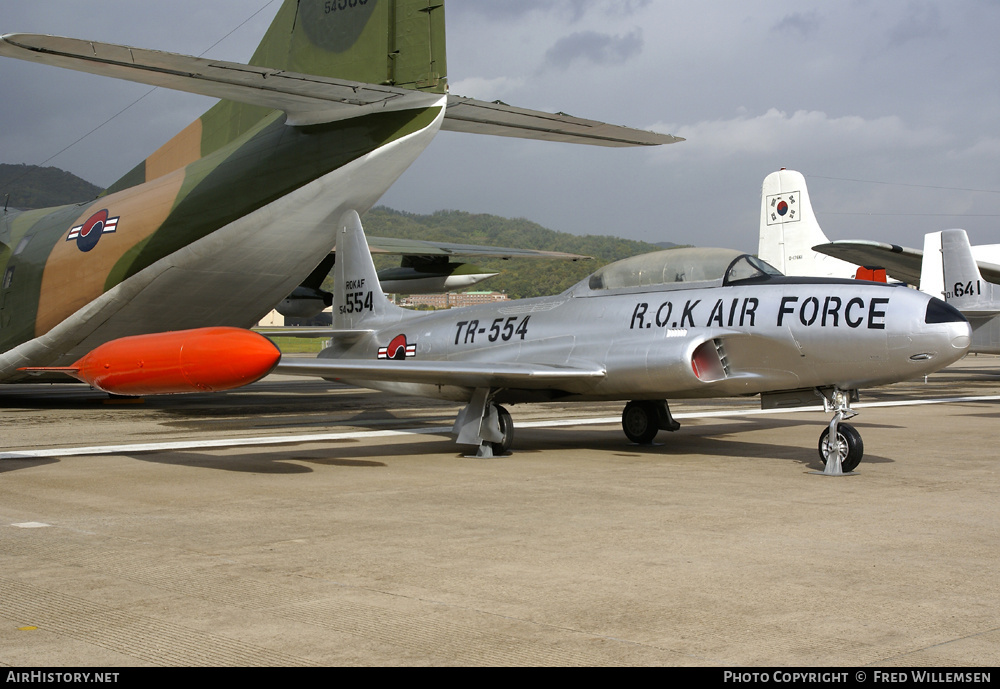 Aircraft Photo of 54-554 | Lockheed T-33A | South Korea - Air Force | AirHistory.net #168336