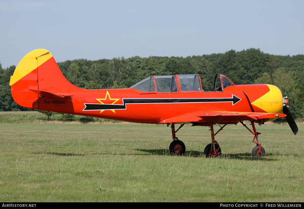 Aircraft Photo of RA-3085K | Yakovlev Yak-52 | AirHistory.net #168341