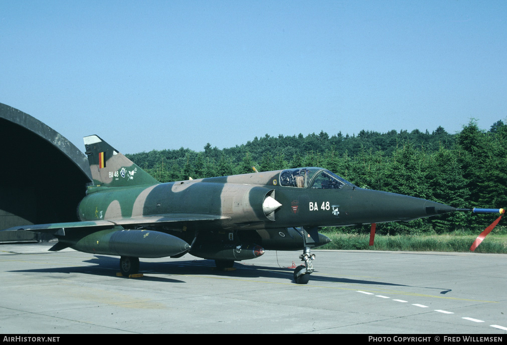Aircraft Photo of BA48 | Dassault Mirage 5BA | Belgium - Air Force | AirHistory.net #168344