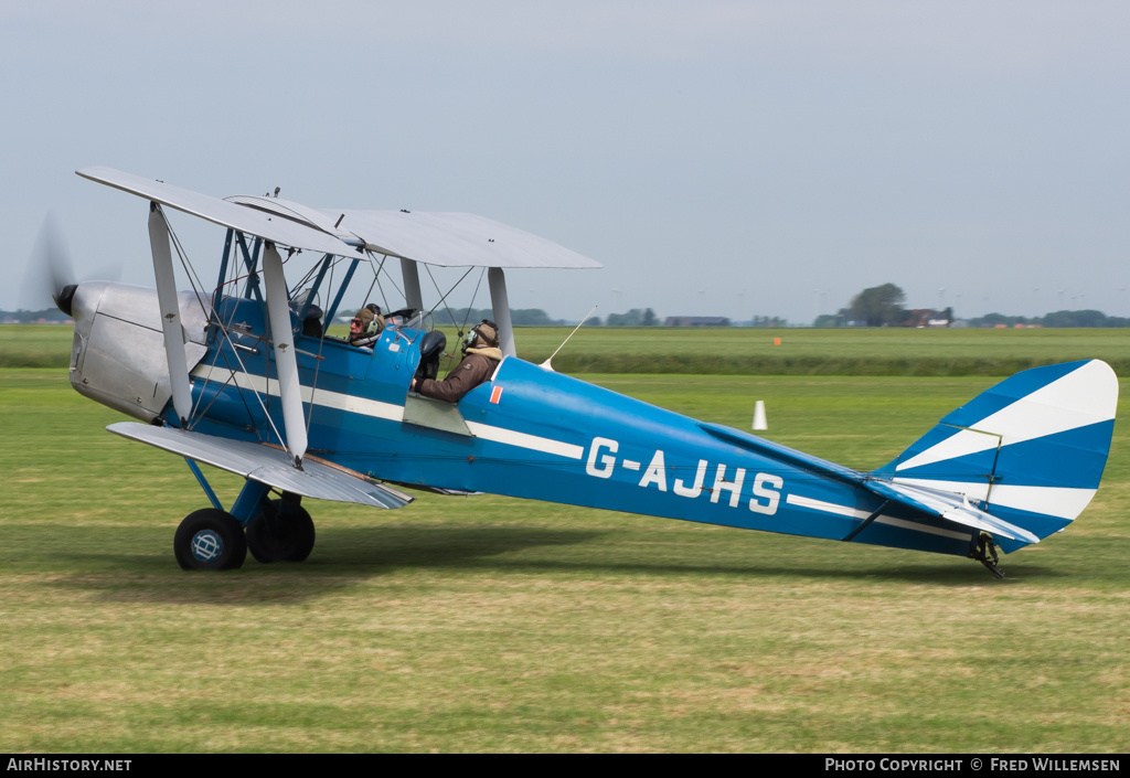 Aircraft Photo of G-AJHS | De Havilland D.H. 82A Tiger Moth II | AirHistory.net #168372