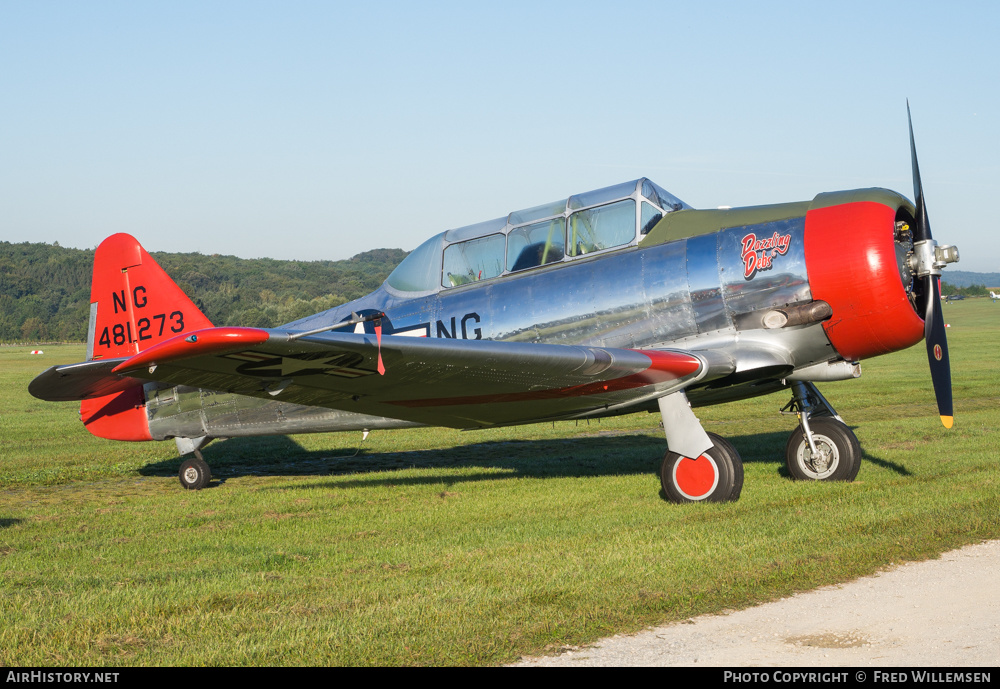 Aircraft Photo of G-CJWE / 481273 | North American T-6J Harvard Mk IV | USA - Air Force | AirHistory.net #168382