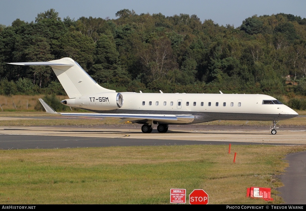 Aircraft Photo of T7-SSM | Bombardier Global Express (BD-700-1A10) | AirHistory.net #168386