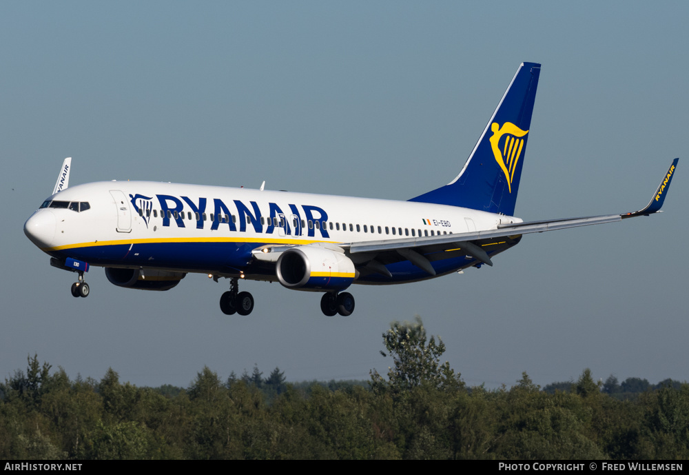 Aircraft Photo of EI-EBD | Boeing 737-8AS | Ryanair | AirHistory.net #168388