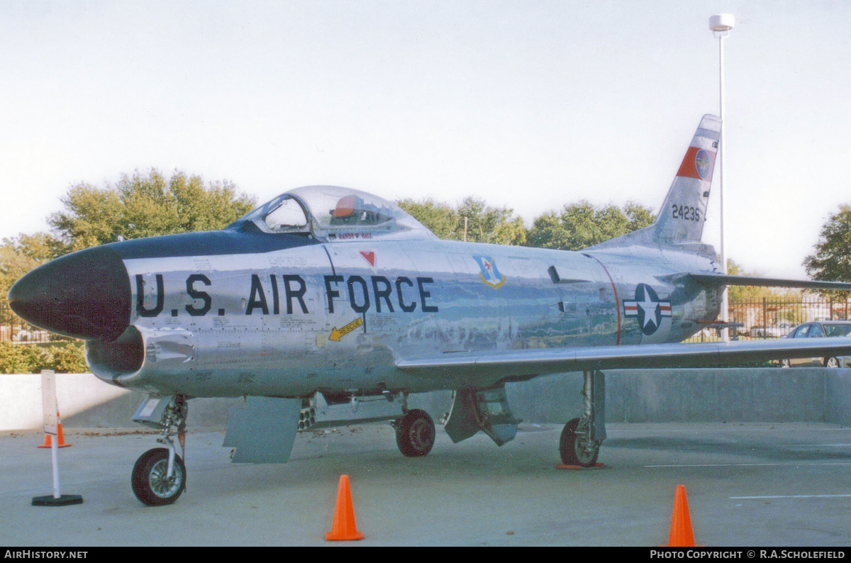Aircraft Photo of 52-4239 / 24239 | North American F-86L Sabre | USA - Air Force | AirHistory.net #168407