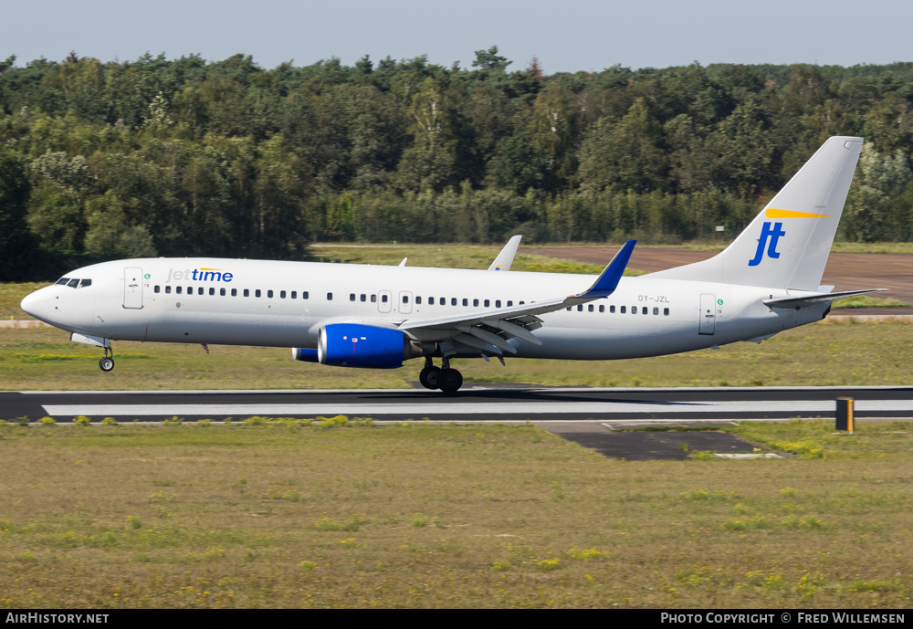 Aircraft Photo of OY-JZL | Boeing 737-804 | Jettime | AirHistory.net #168412
