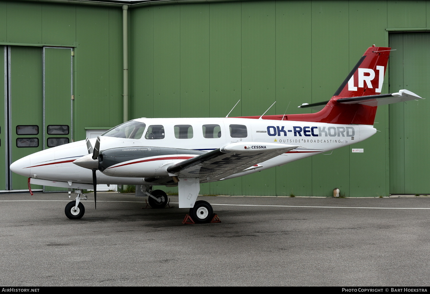 Aircraft Photo of OK-REC | Cessna T303 Crusader | RECkord - Outside Broadcasting | AirHistory.net #168413