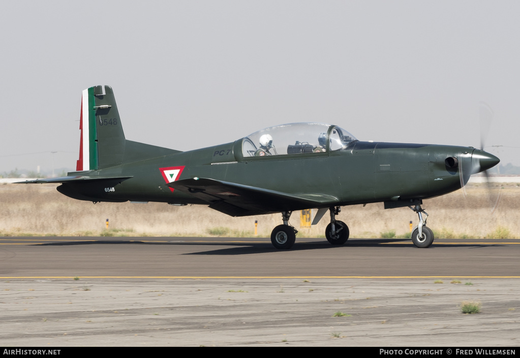 Aircraft Photo of 6548 | Pilatus PC-7 | Mexico - Air Force | AirHistory.net #168427