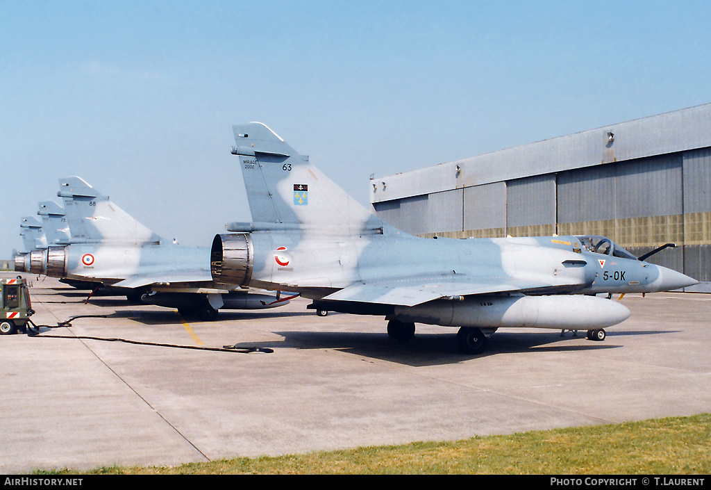 Aircraft Photo of 63 | Dassault Mirage 2000C | France - Air Force | AirHistory.net #168439