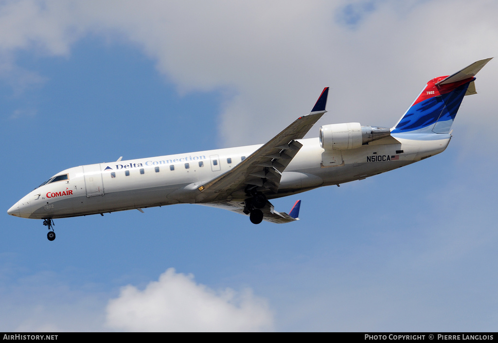 Aircraft Photo of N510CA | Bombardier CRJ-200ER (CL-600-2B19) | Delta Connection | AirHistory.net #168450