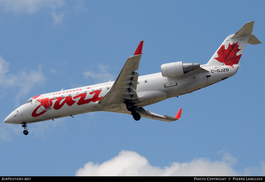 Aircraft Photo of C-GJZB | Bombardier CRJ-200ER (CL-600-2B19) | Air Canada Jazz | AirHistory.net #168451