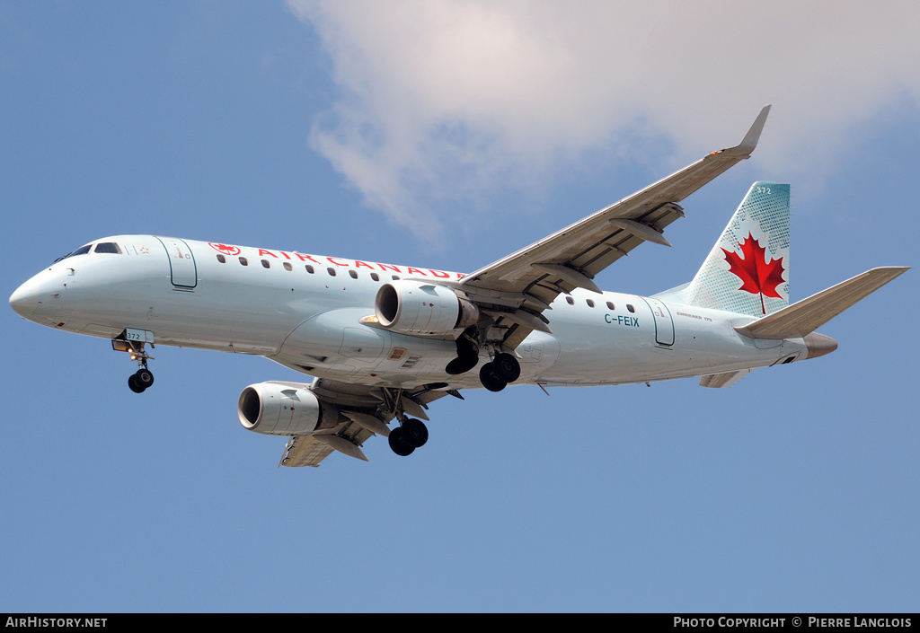 Aircraft Photo of C-FEIX | Embraer 175LR (ERJ-170-200LR) | Air Canada | AirHistory.net #168470