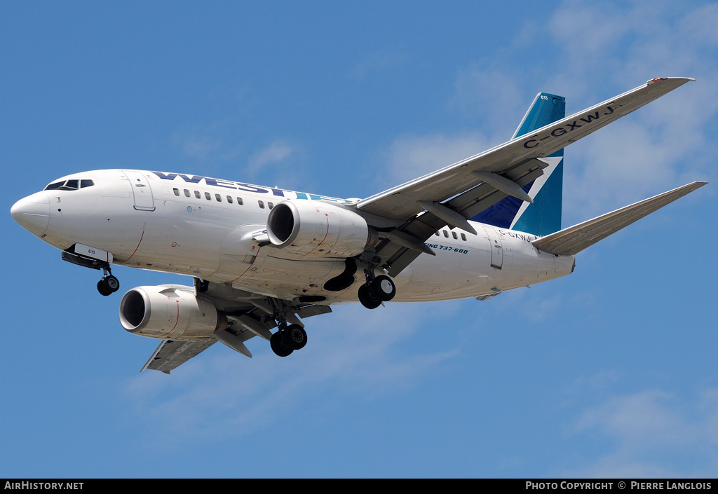 Aircraft Photo of C-GXWJ | Boeing 737-6CT | WestJet | AirHistory.net #168479