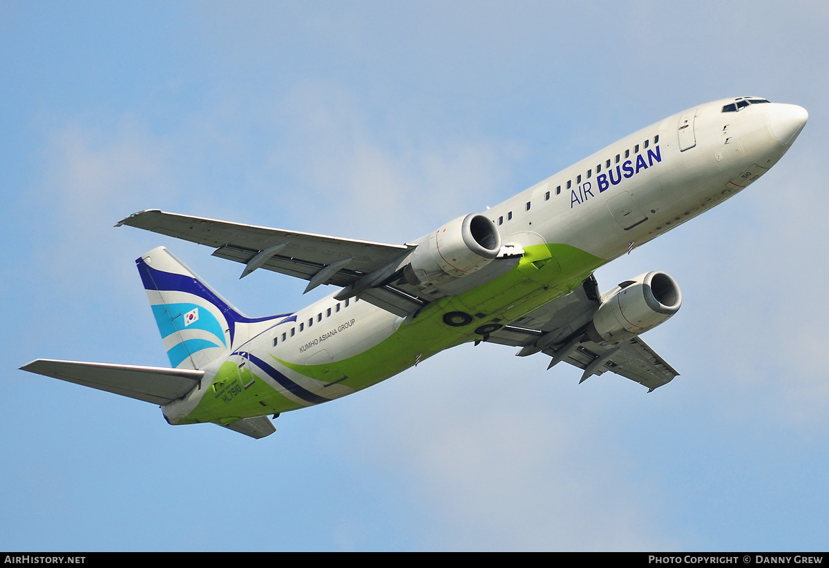 Aircraft Photo of HL7510 | Boeing 737-48E | Air Busan | AirHistory.net #168480