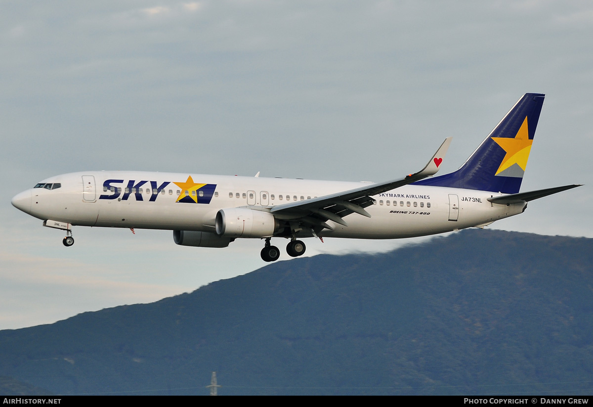 Aircraft Photo of JA73NL | Boeing 737-8HX | Skymark Airlines | AirHistory.net #168482
