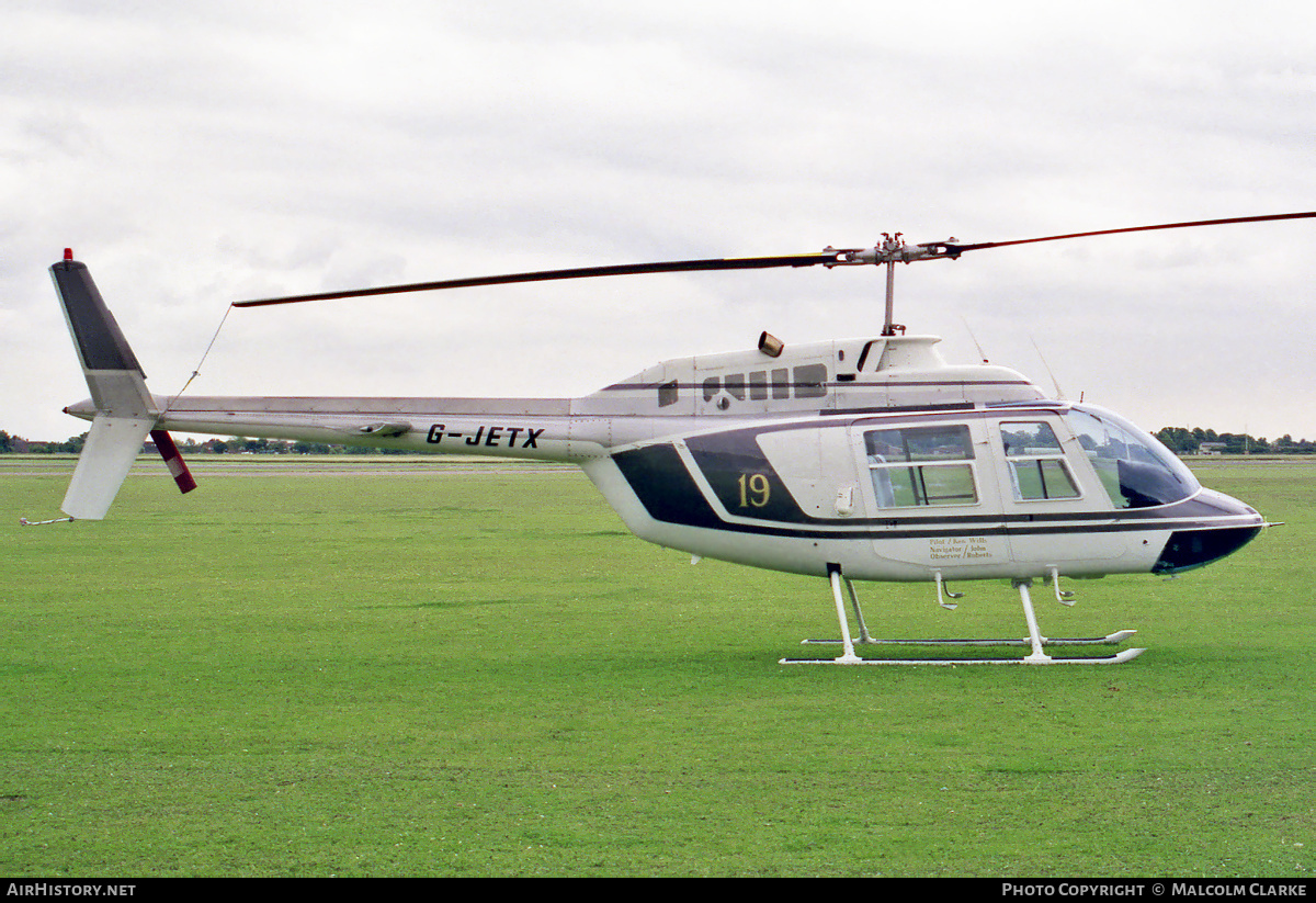 Aircraft Photo of G-JETX | Bell 206B-3 JetRanger III | AirHistory.net #168484