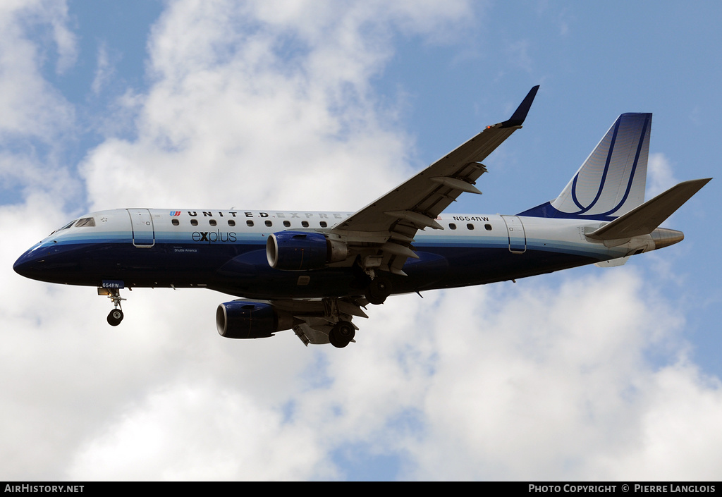 Aircraft Photo of N654RW | Embraer 170SE (ERJ-170-100SE) | United Express | AirHistory.net #168488