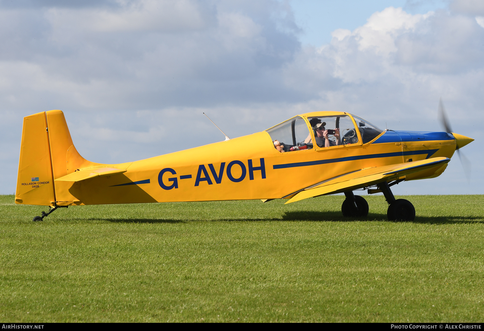 Aircraft Photo of G-AVOH | Rollason Druine D.62B Condor | AirHistory.net #168554