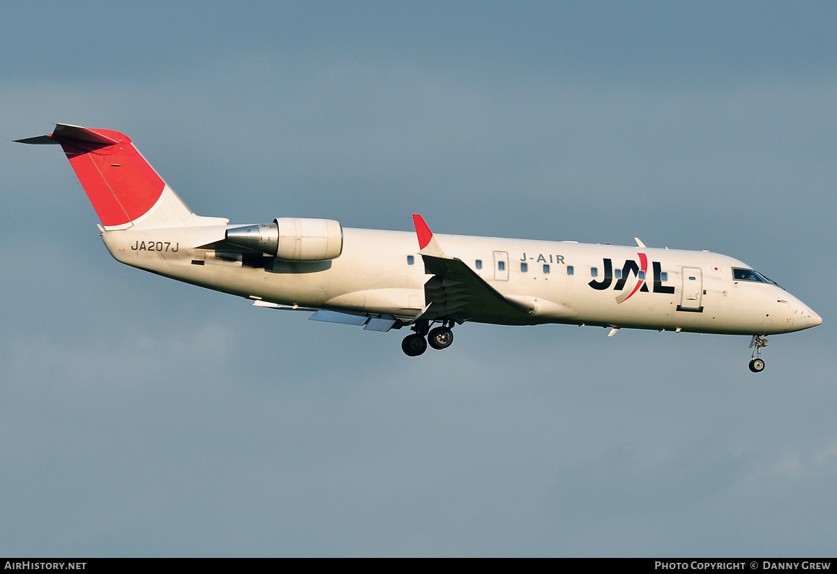 Aircraft Photo of JA207J | Bombardier CRJ-200ER (CL-600-2B19) | Japan Airlines - JAL | AirHistory.net #168559