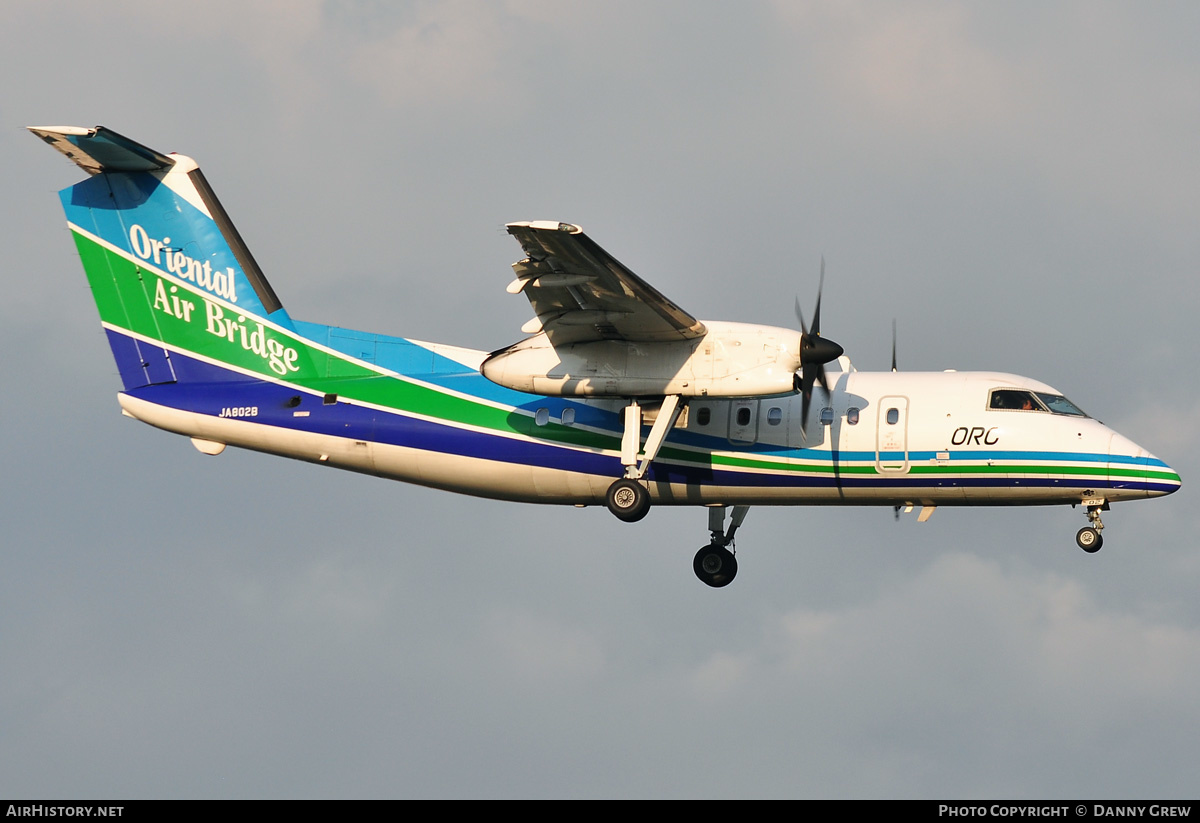 Aircraft Photo of JA802B | Bombardier DHC-8-201Q Dash 8 | Oriental Air Bridge - ORC | AirHistory.net #168560