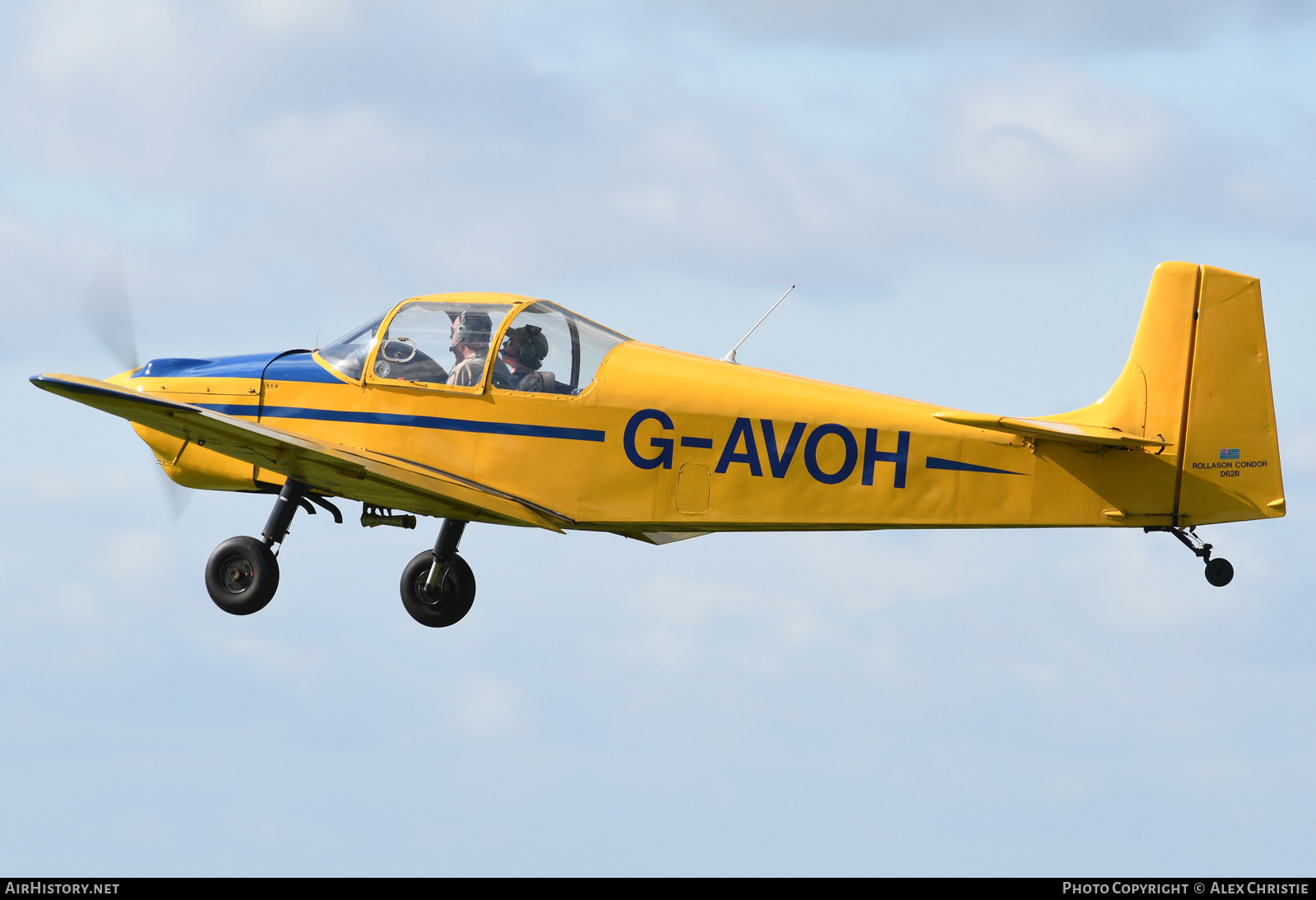Aircraft Photo of G-AVOH | Rollason Druine D.62B Condor | AirHistory.net #168562