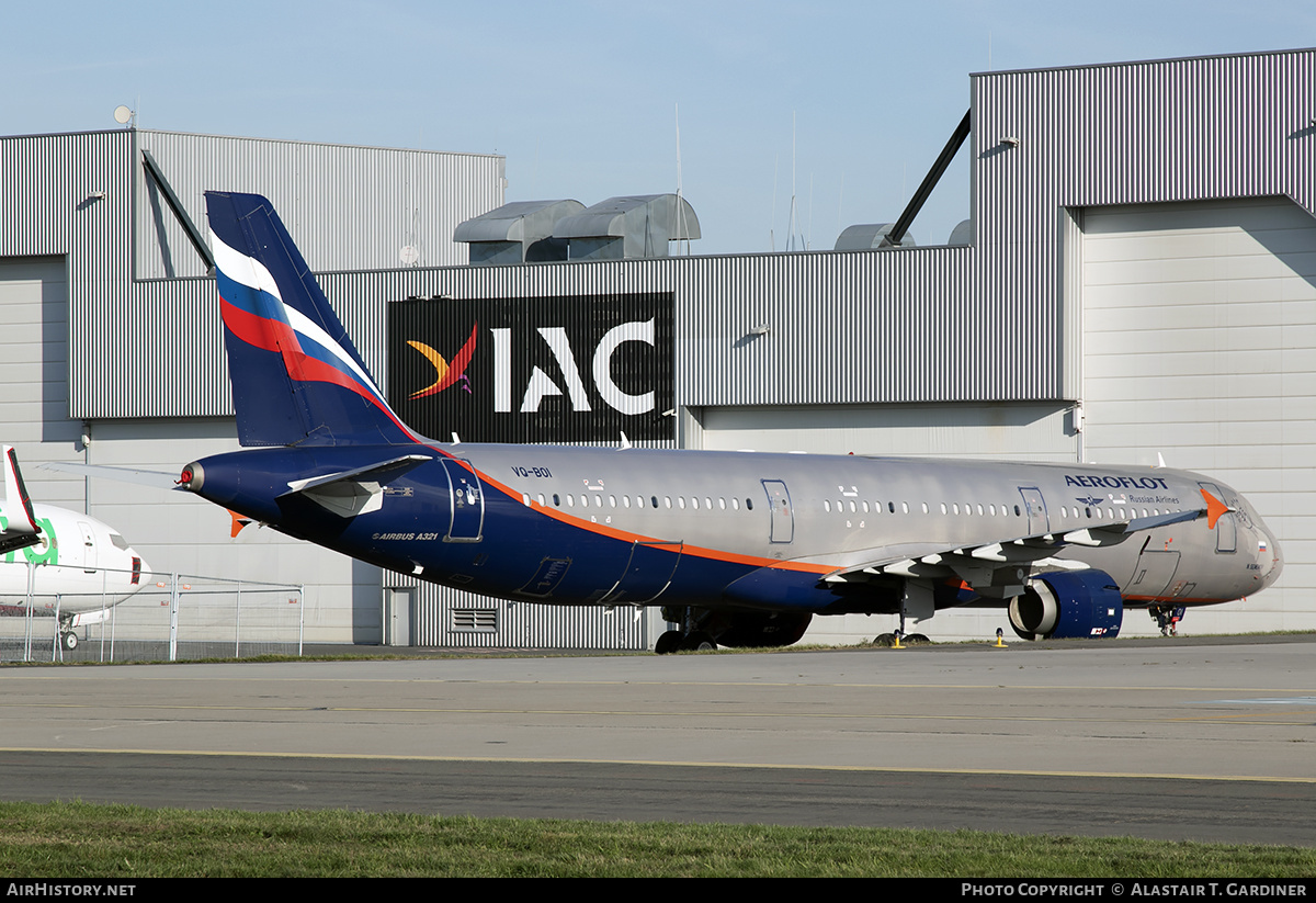 Aircraft Photo of VQ-BOI | Airbus A321-211 | Aeroflot - Russian Airlines | AirHistory.net #168577